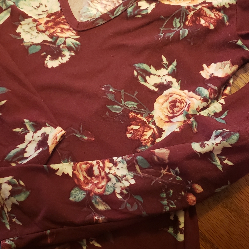 Cute cold shoulder top